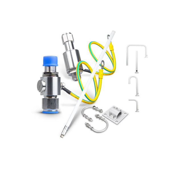 Flexibility Antenna Mounting and Lightning Protection Bundle