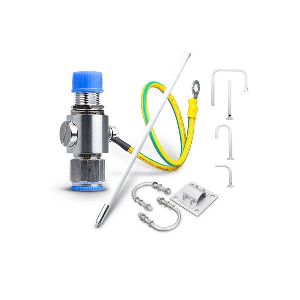 Flexibility Antenna Mounting and Lightning Protection Bundle