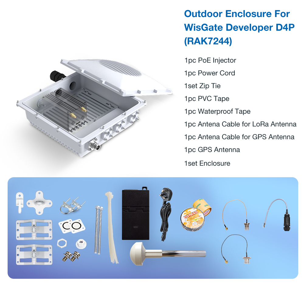 Outdoor Enclosure for WisGate Developer Gateway