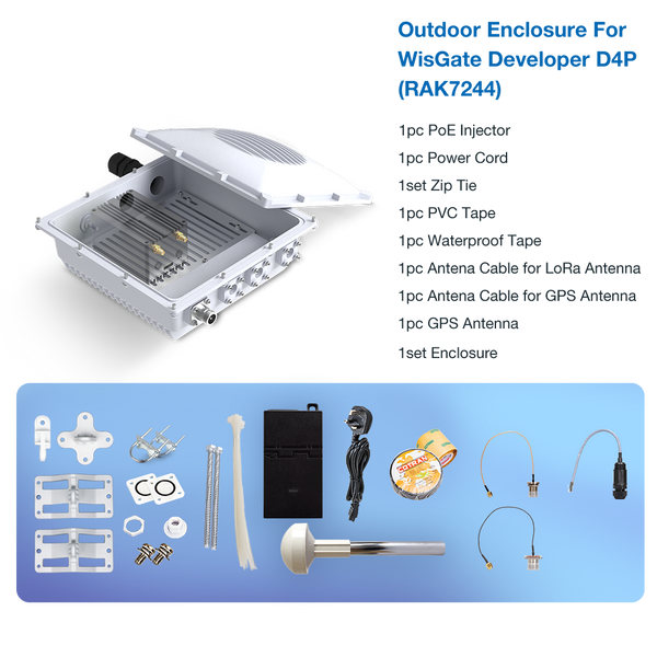 Outdoor Enclosure for WisGate Developer Gateway