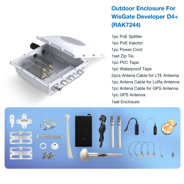 Outdoor Enclosure for WisGate Developer Gateway