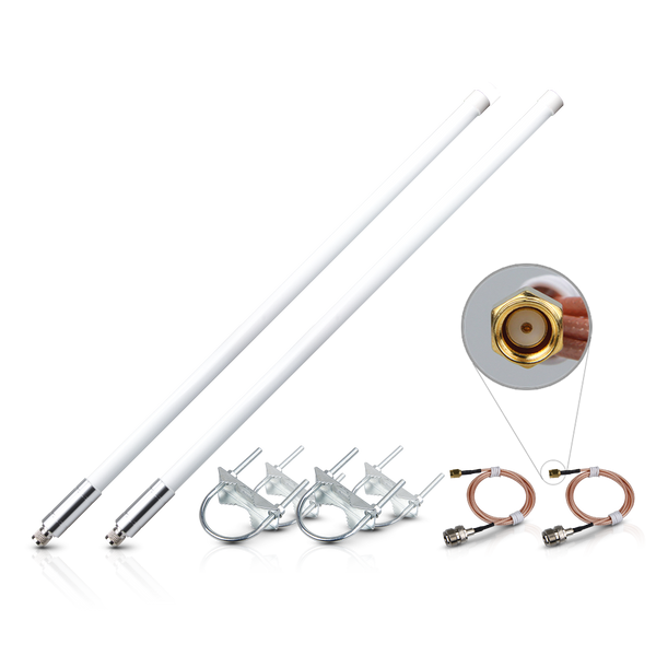 5.8dBi Fiberglass Antenna Bundle | Antenna for LoRa® + Optional Antenna Magnetic Base