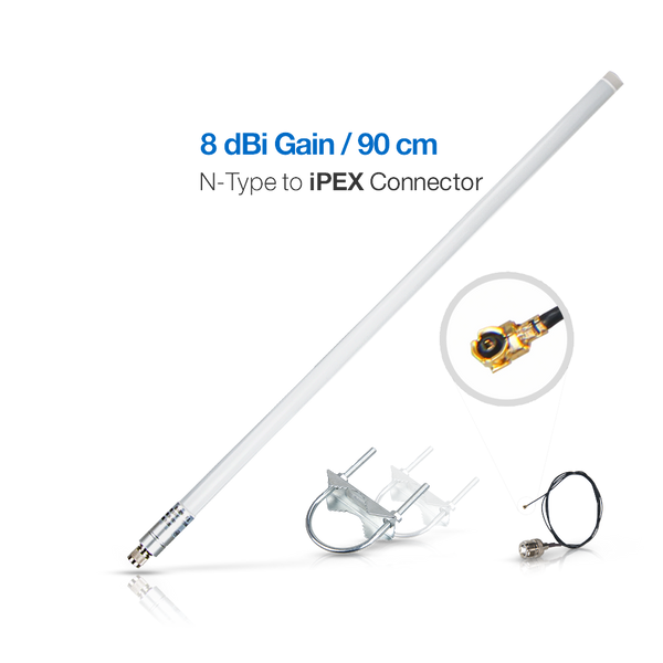 8dBi Fiberglass Antenna | Supports 900-930MHz